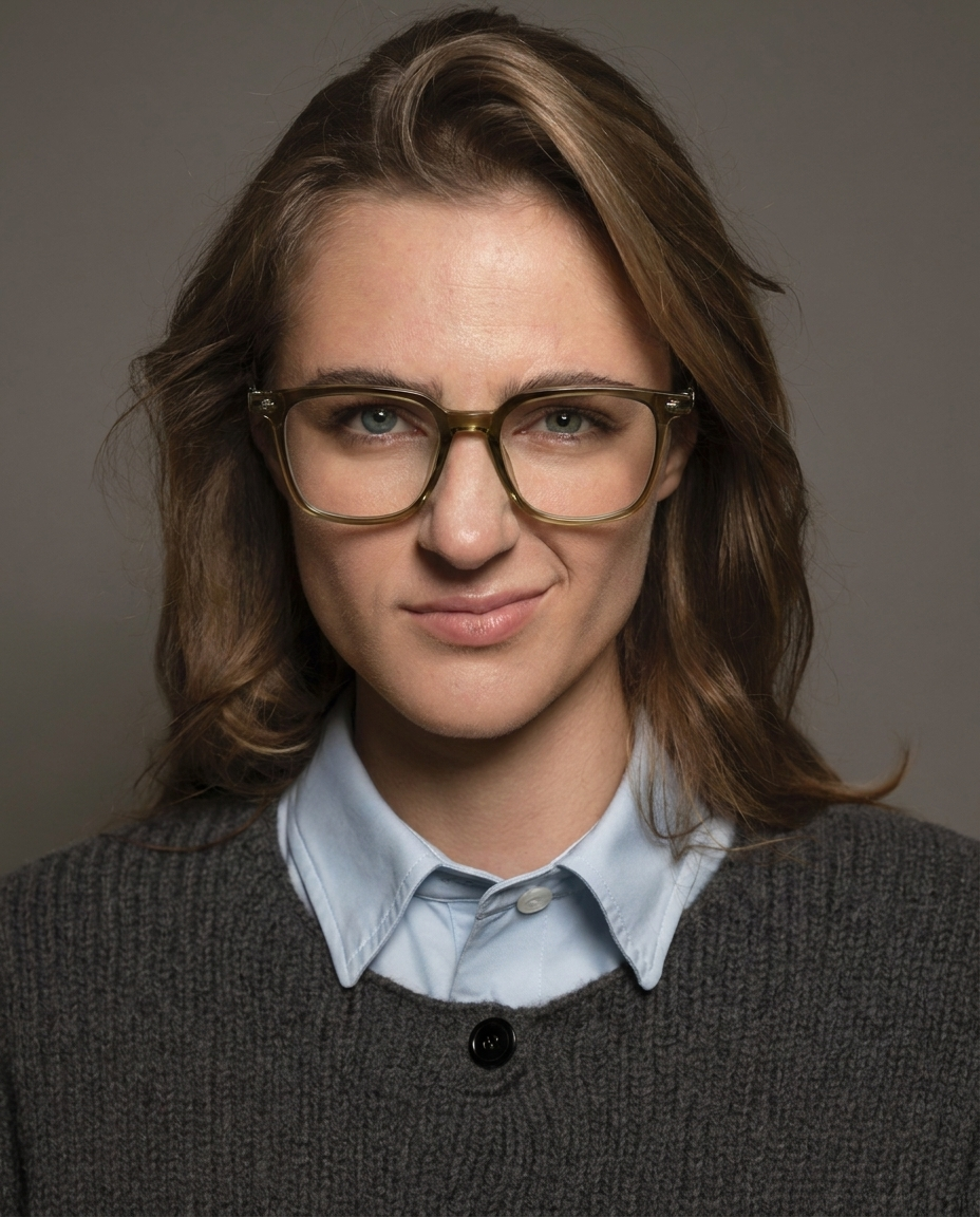 The Intellectual Don: Titanium Geometric Nerd-Style Eyeglasses