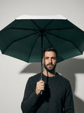 The Canopy - Moss Green | Automatic Titanium Silver UV Umbrella UPF50+ Compact Tri-Fold