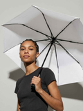 The Canopy - Pearl | Automatic Titanium Silver UV Umbrella UPF50+ Compact Tri-Fold