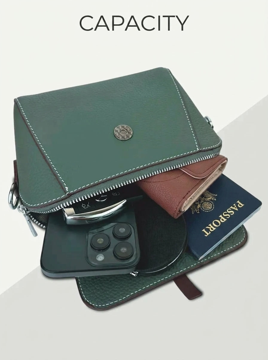 The Dispatch -  Red Crossbody Bag Small Shoulder Purse