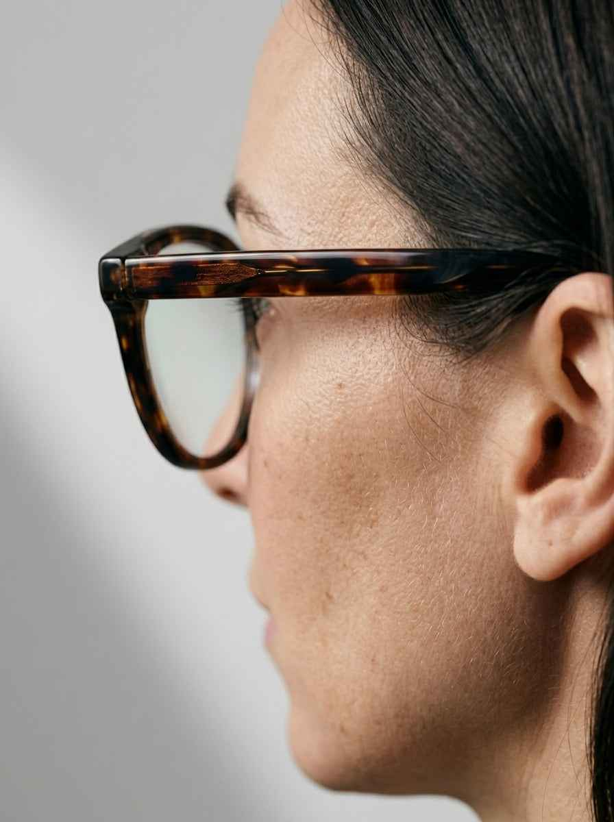 The Archivist  Havana | Blue Light Optical Frames | TR90 Retro Tortoiseshell Square Eyeglasses