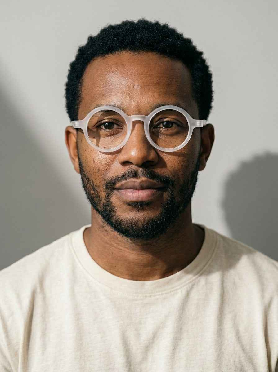 The Index Sand | Blue Light Optical Frames | TR90 Round Eyeglasses