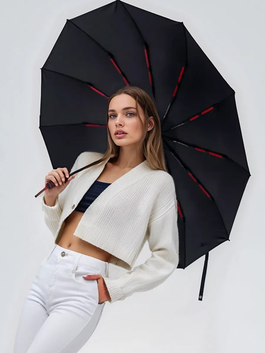 The Bastion – Sun & Rain UPF50+, Black/Red