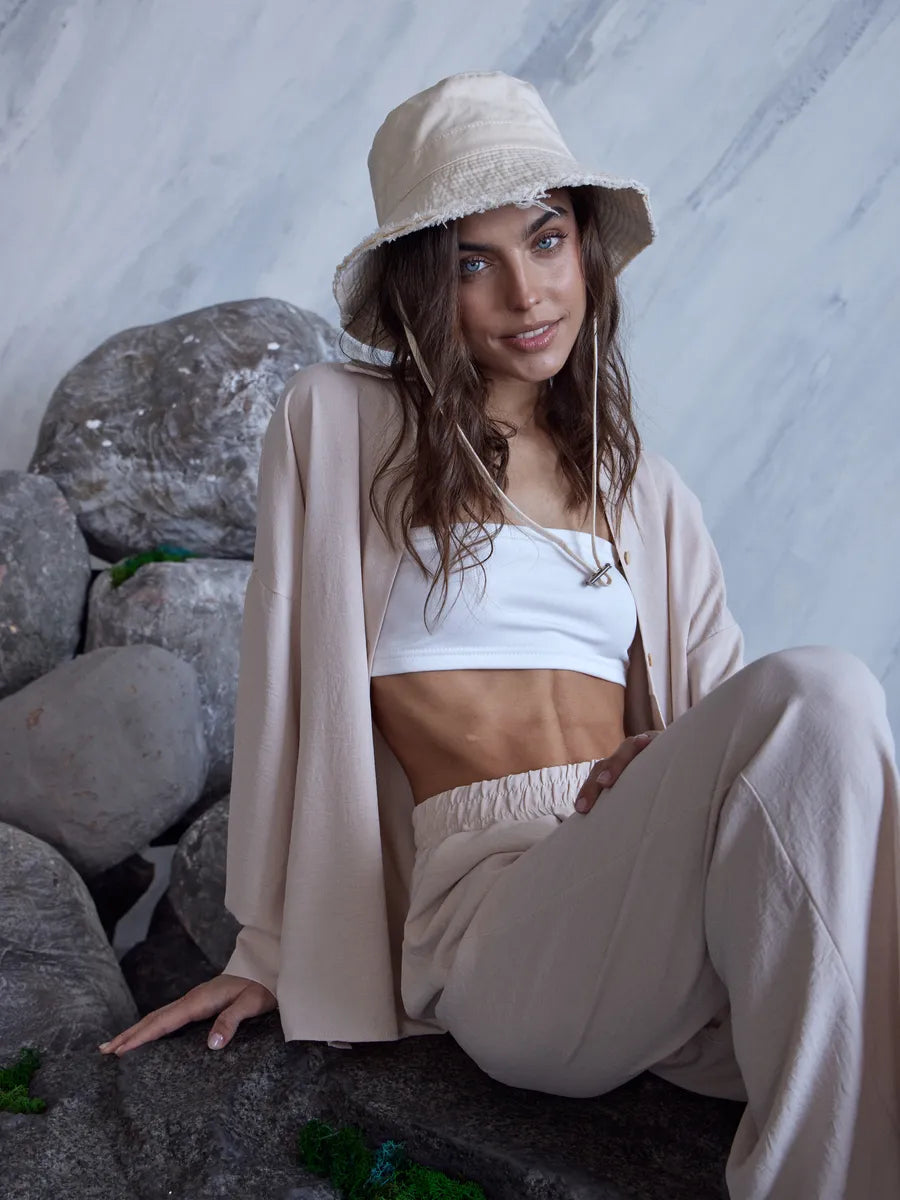 The Plus One - Bucket Hat, Beige