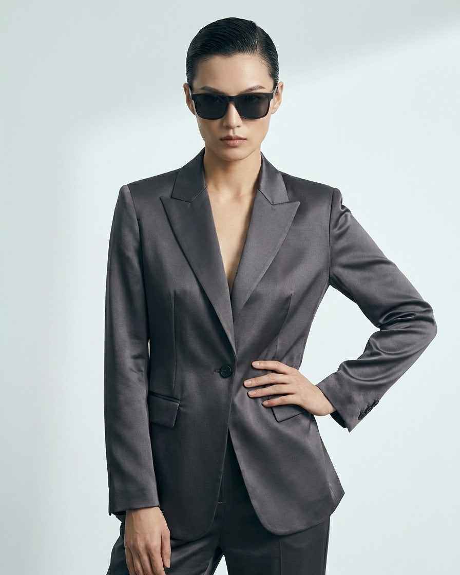Marie Kiro: The Magnate - Ultra-Light Beta Titanium Polarized Square Sunglasses