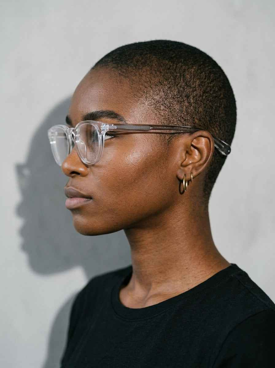 The Archivist Crystal | Blue Light Optical Frames | TR90 Retro Square Eyeglasses