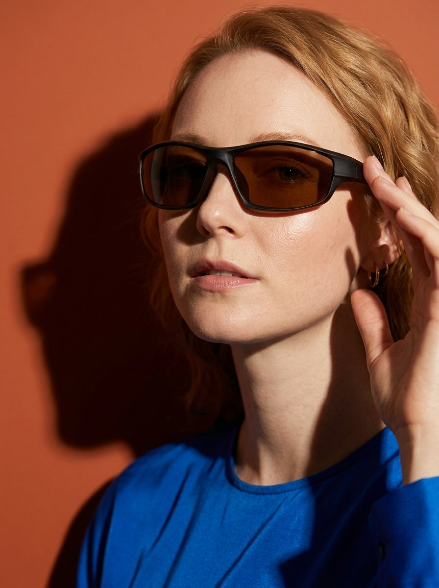 The Pace- Amber | TR90 Polarized Sports Sunglasses