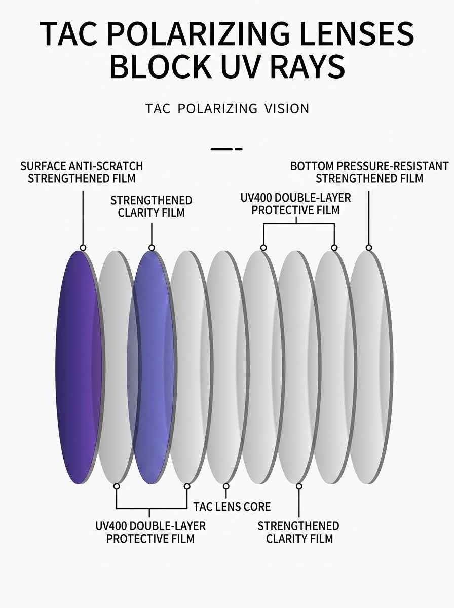 The Index Polarized Black | Round Sunglasses | UV400 TAC Polarized Lenses