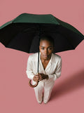 The Envoy - Night Green | Solid Wood Handle Automatic Umbrella | UPF50+
