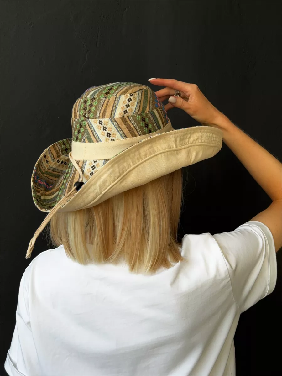 The Flip Side  - Tapestry, Reversible Wide Brim Bucket Hat