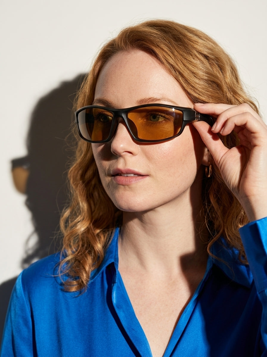 The Pace- Amber | TR90 Polarized Sports Sunglasses