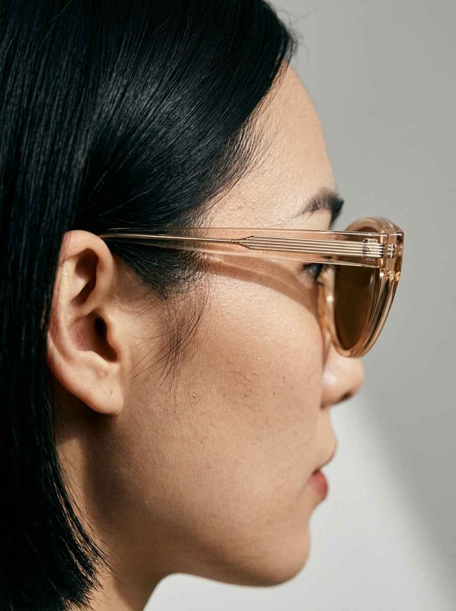 The Alibi Polarized Champagne | Cat-Eye Sunglasses | UV400 TAC Polarized Lenses