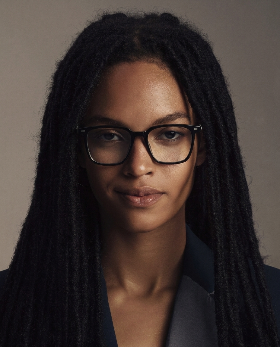 The Intellectual Don: Titanium Geometric Nerd-Style Eyeglasses