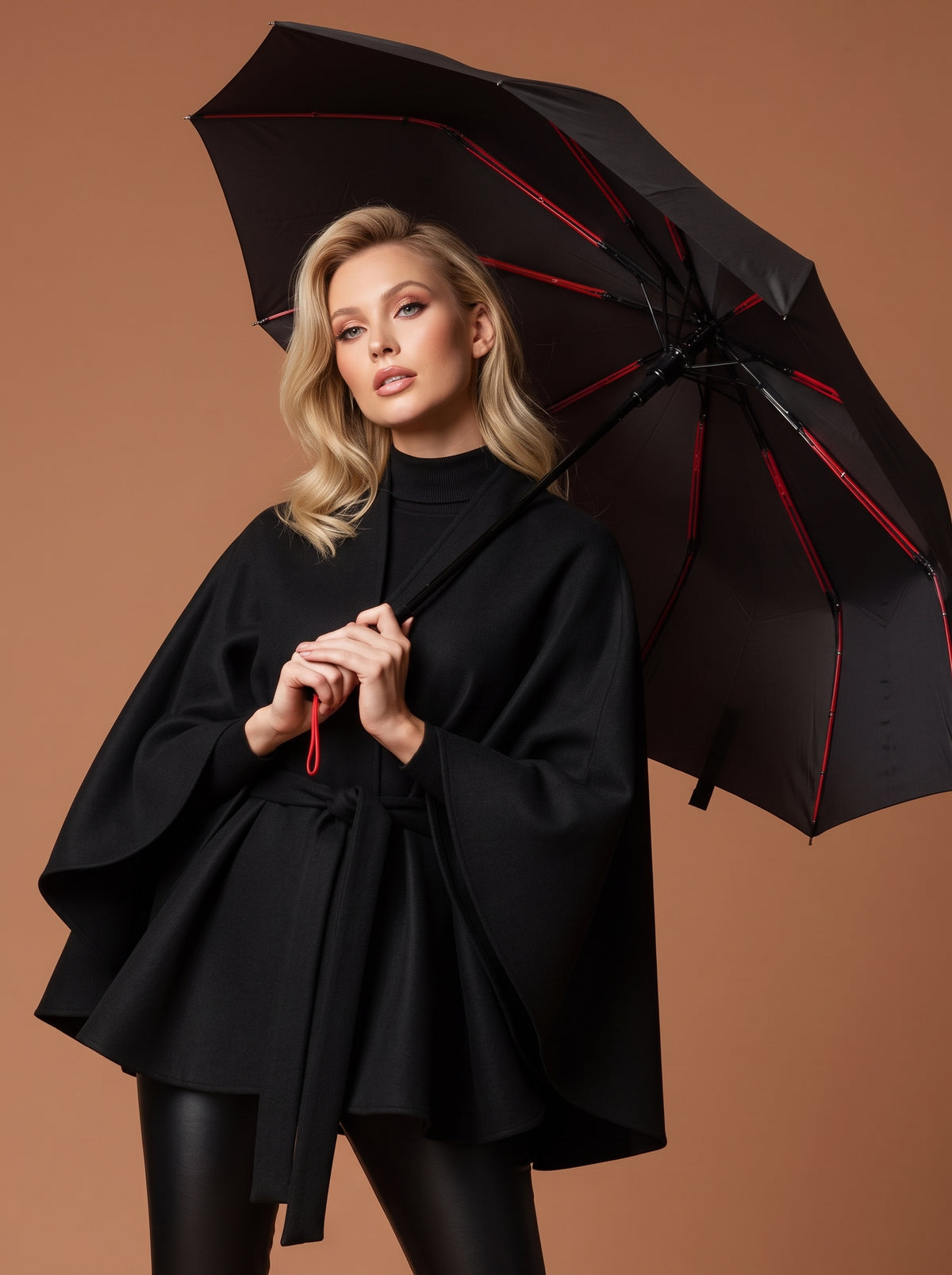 Overstory Large Folding Sun & Rain Umbrella, 125 cm, Automatic Open & Close