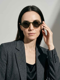 The Index Polarized Verde | Round Sunglasses | UV400 TAC Polarized Gray Lenses