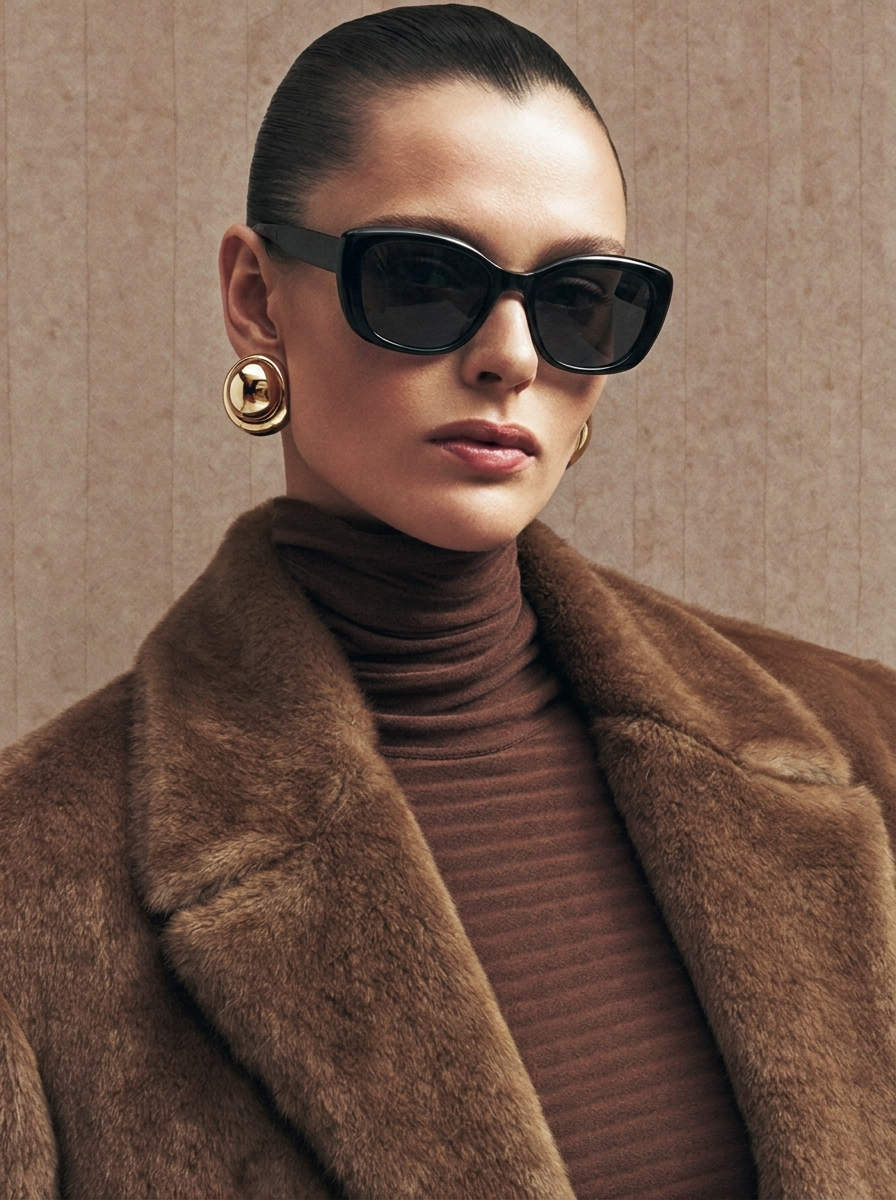 Marie Kiro: The Velvet Provocateur  Retro Cat-Eye Polarized Sunglasses for Women, UV400 Protection