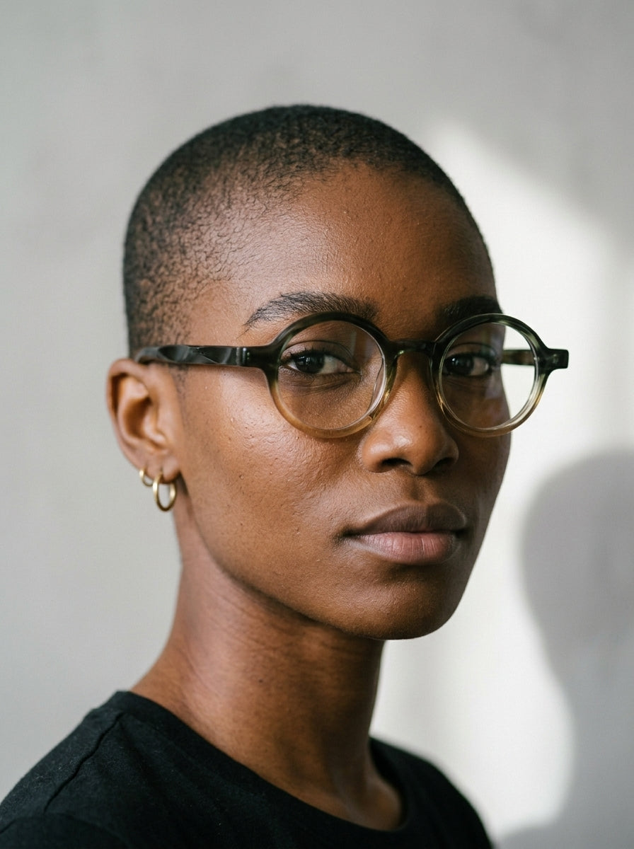 The Index Verde | Blue Light Optical Frames | TR90 Round Green Gradient Eyeglasses