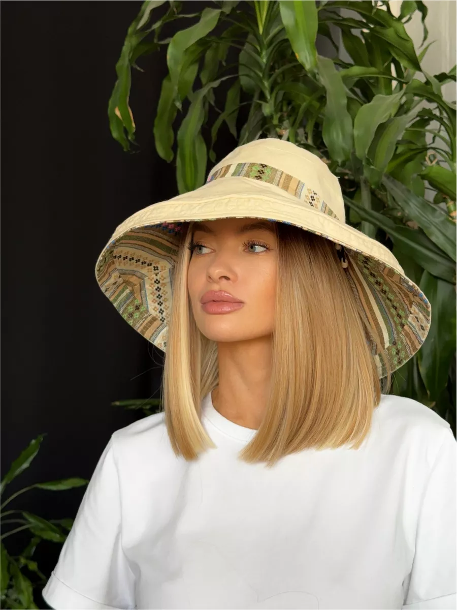 The Flip Side  - Tapestry, Reversible Wide Brim Bucket Hat