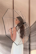 The Plot Device  - Transparent Automatic Umbrella, Black
