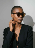 The Archivist Polarized Havana | Retro Square Sunglasses | UV400 TAC Polarized Brown Lenses