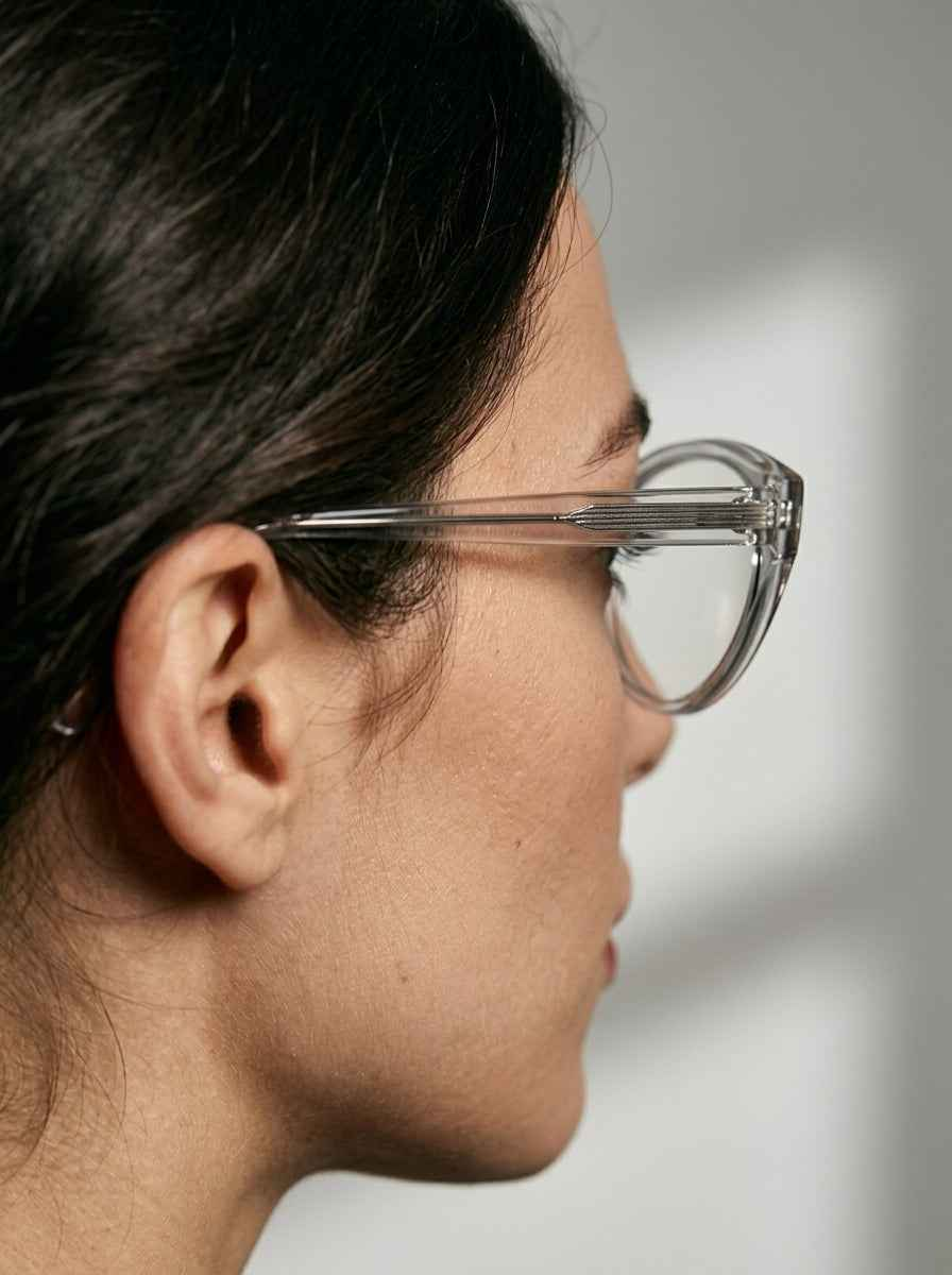 The Alibi | Smoke, Blue Light Optical Frames | Cat-Eye Glasses | TR90 Frame