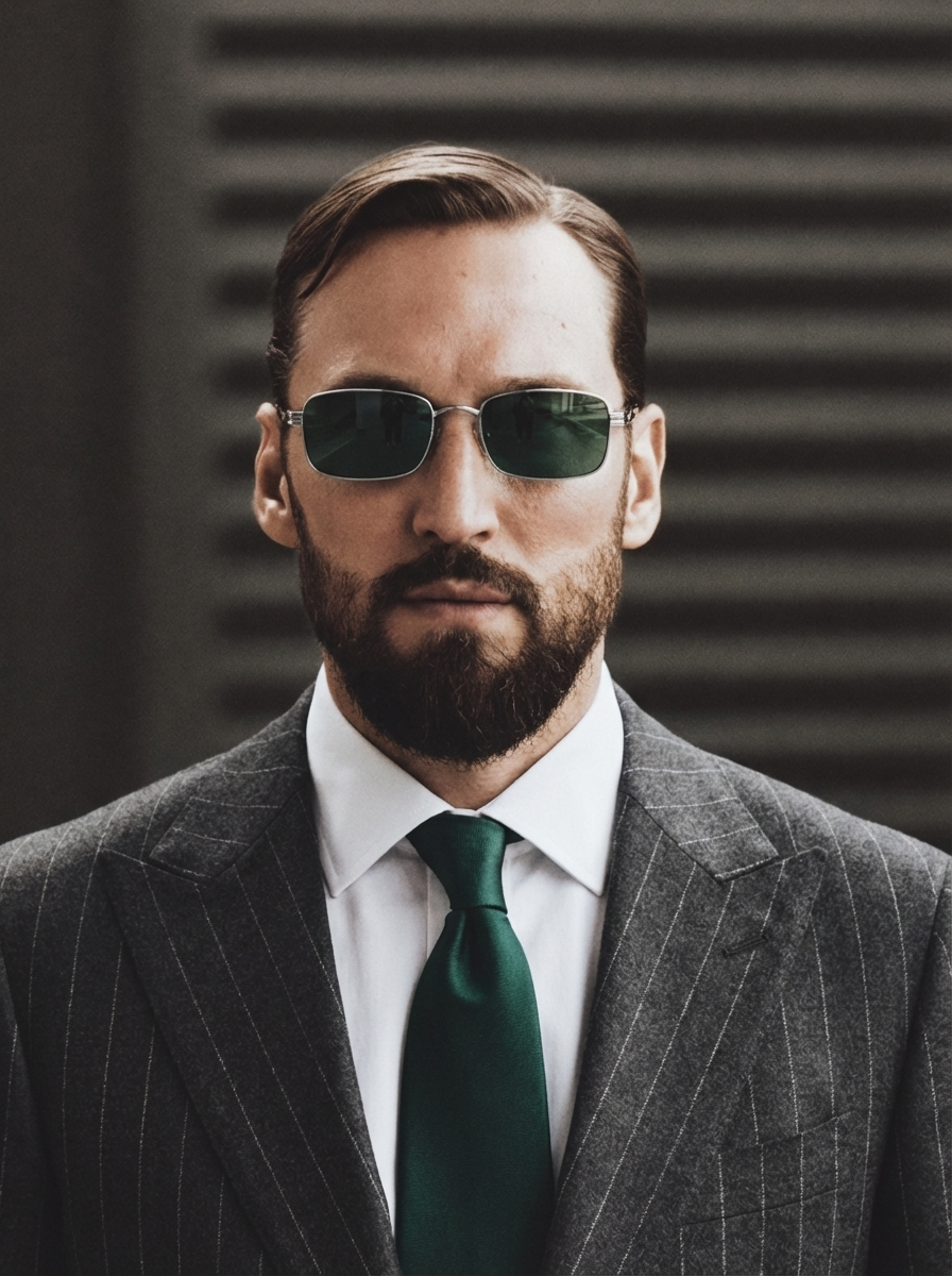 Marie Kiro Retro Square Sunglasses, Polarized Metal Frame