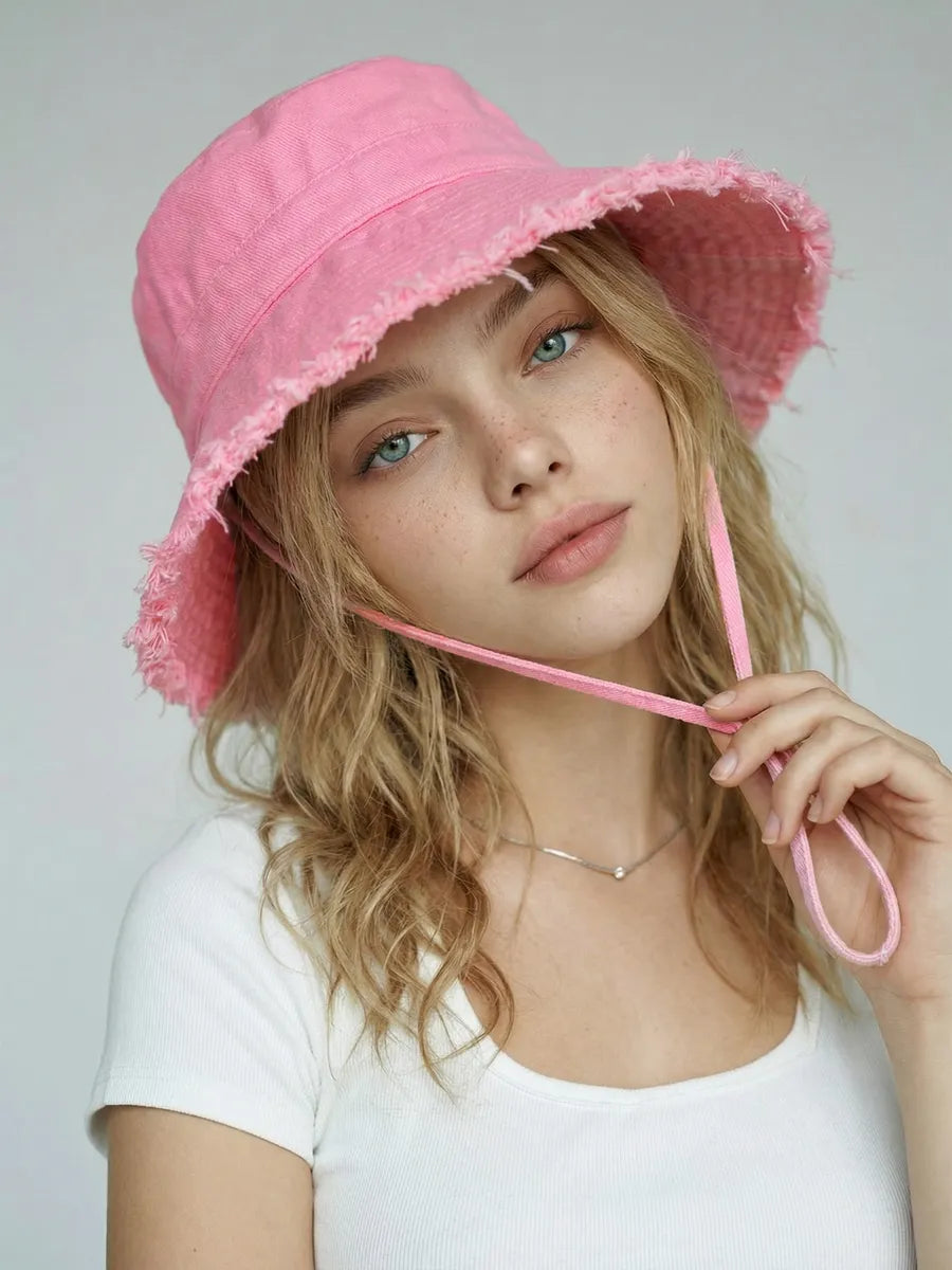 Marie Kiro Plus One Bucket Hat, Pink