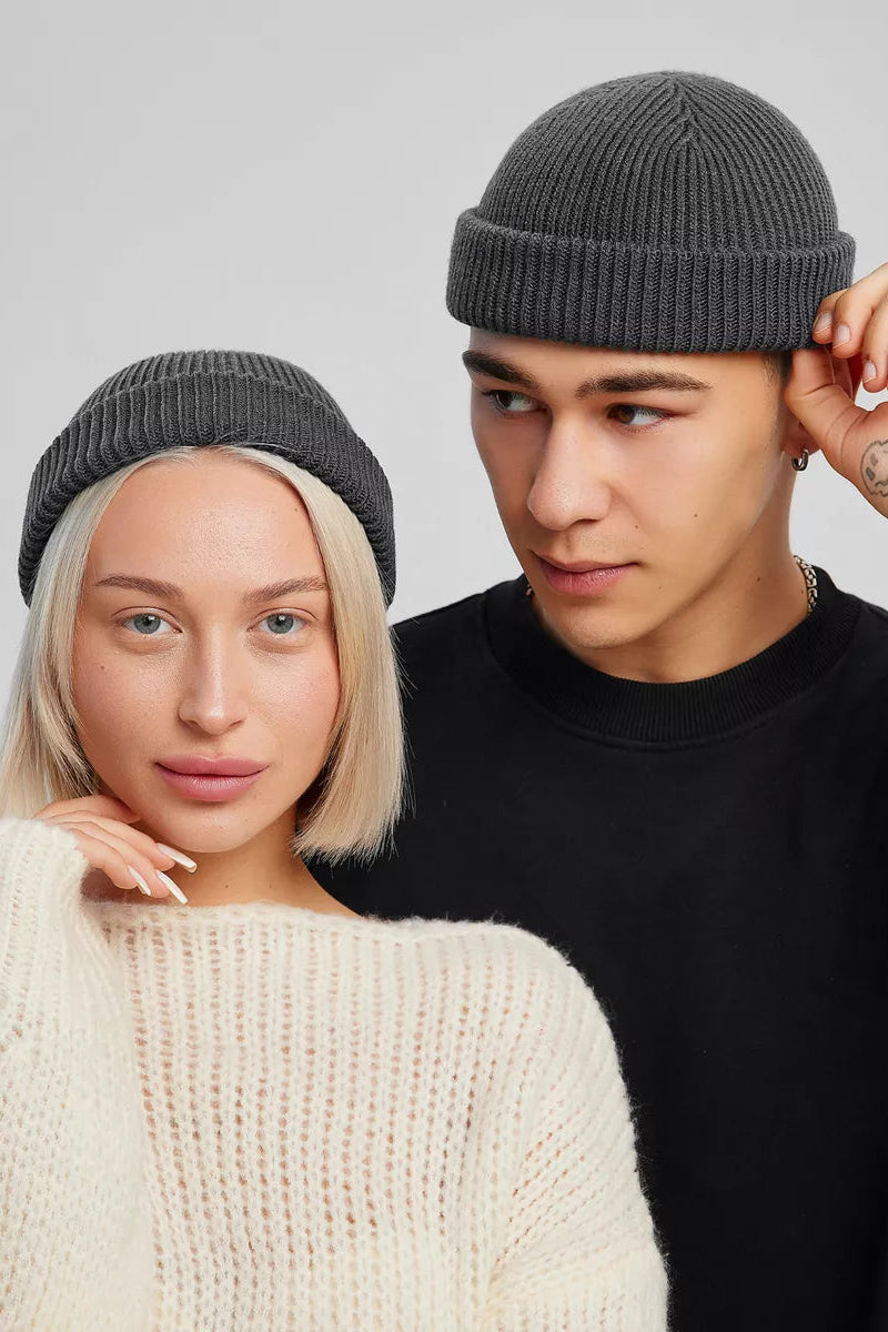 The Watch Cap - Wool Knit Beanie Cap, Gray