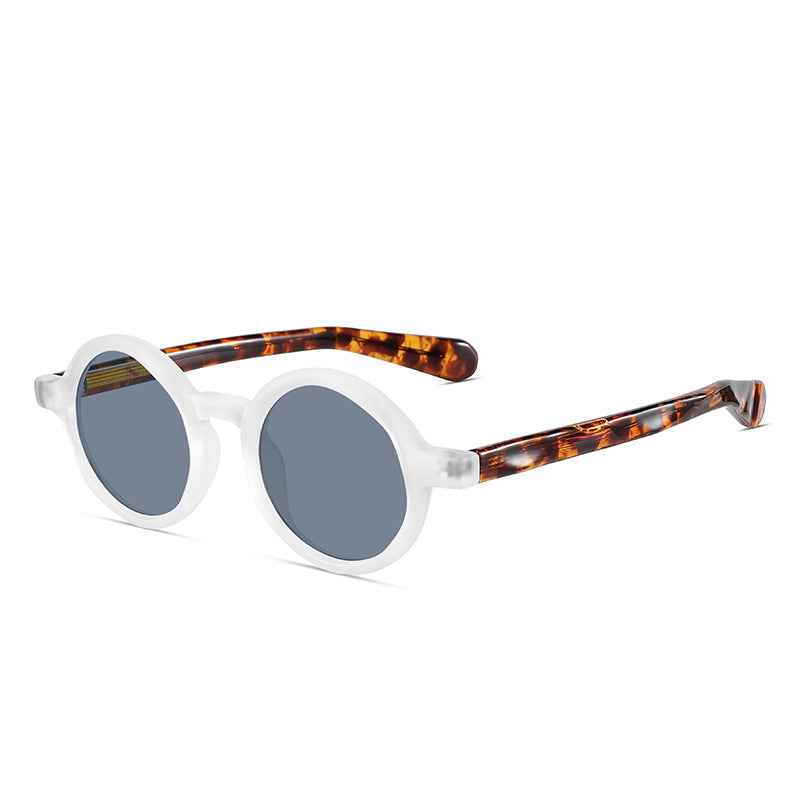 The Index Polarized Sand | Round Sunglasses | UV400 TAC Polarized Blue Lenses