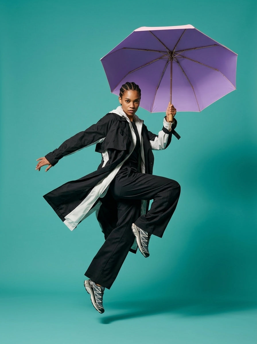 The Pocket Arc  Ultra-Compact UPF 50+ Sun & Rain Umbrella | Pink