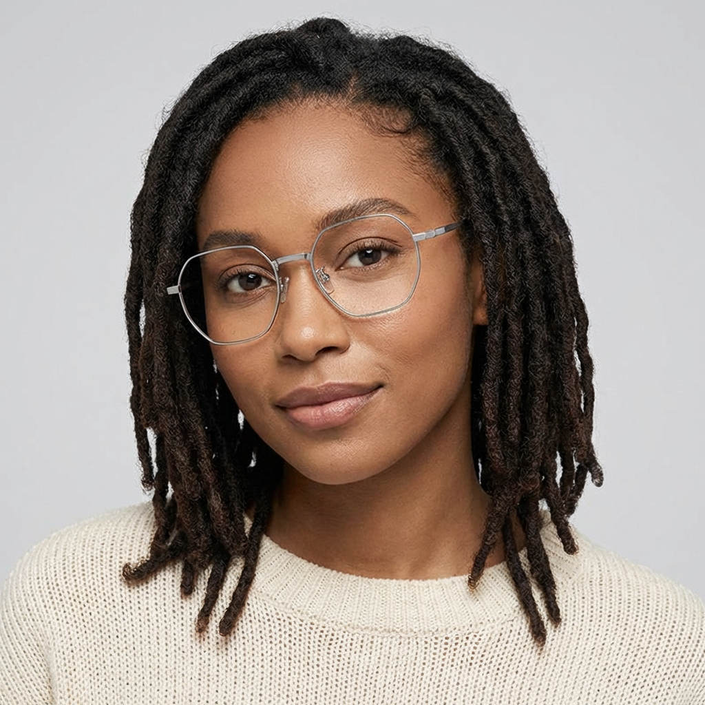 Titanium Non-Prescription Style Frames for Urban Professionals - Marie Kiro