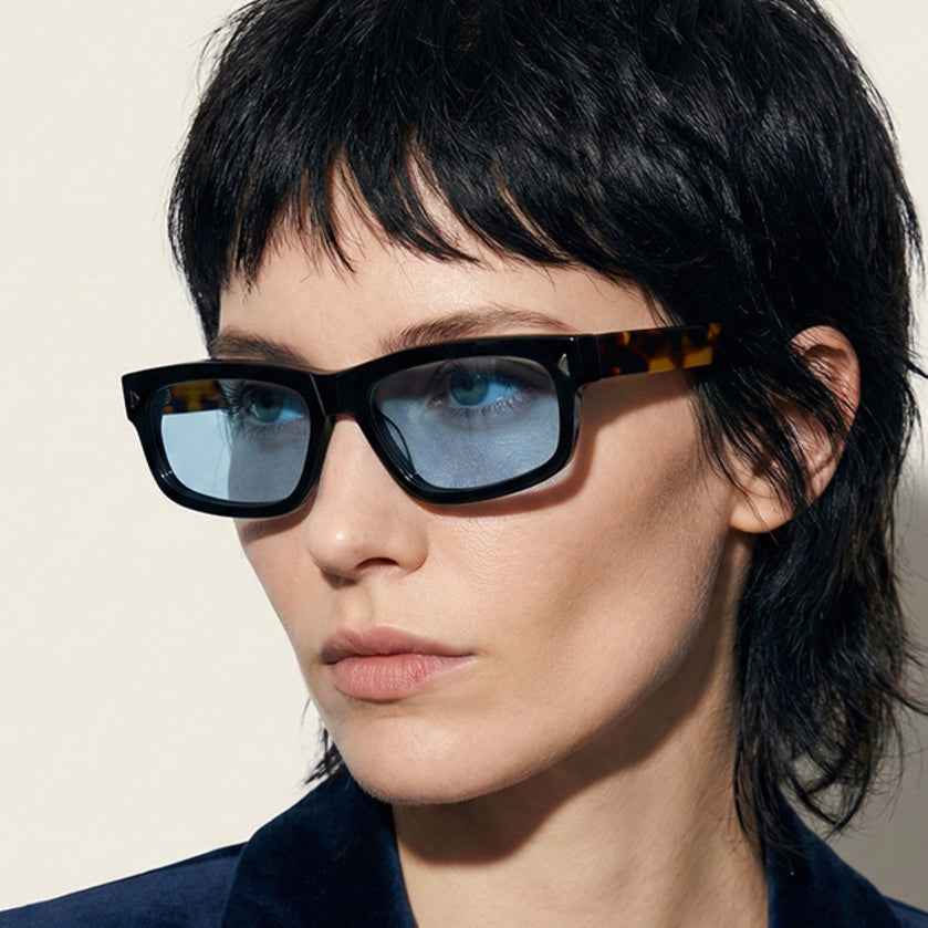 The MK-Citadel | Square Sunglasses - Apex-Clarity HD Polarized - Hand-Finished Sculpted Acetate