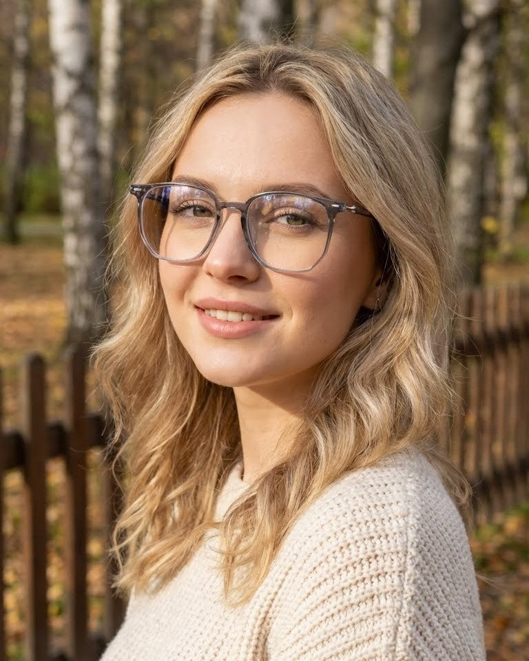 Ultra-Light Anti-Blue Light Glasses  Classic Square TR90 Frames  Unisex Computer Gaming Eyewear (Prescription Ready)