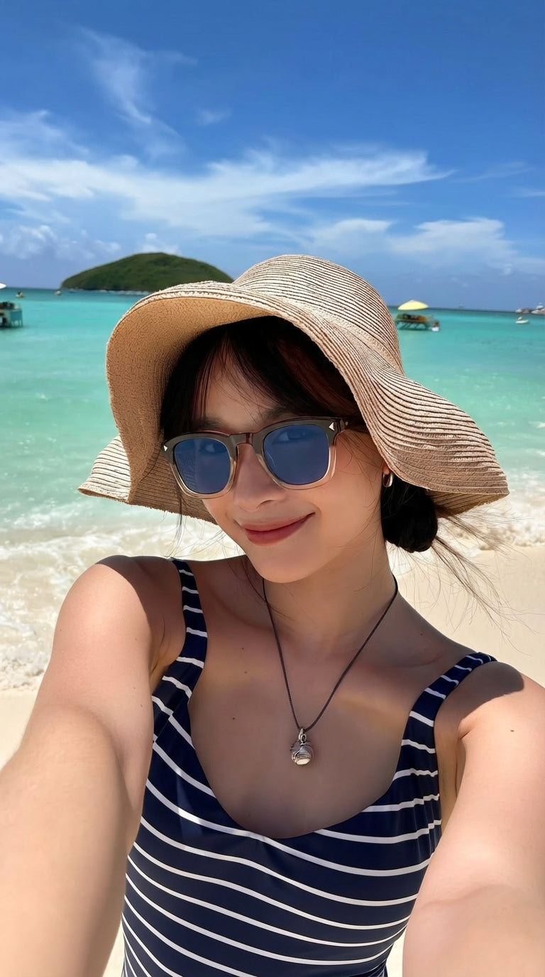 49mm Round Polarized Sunglasses for Urban Commuters - Cuts Wet Street Glare - Marie Kiro