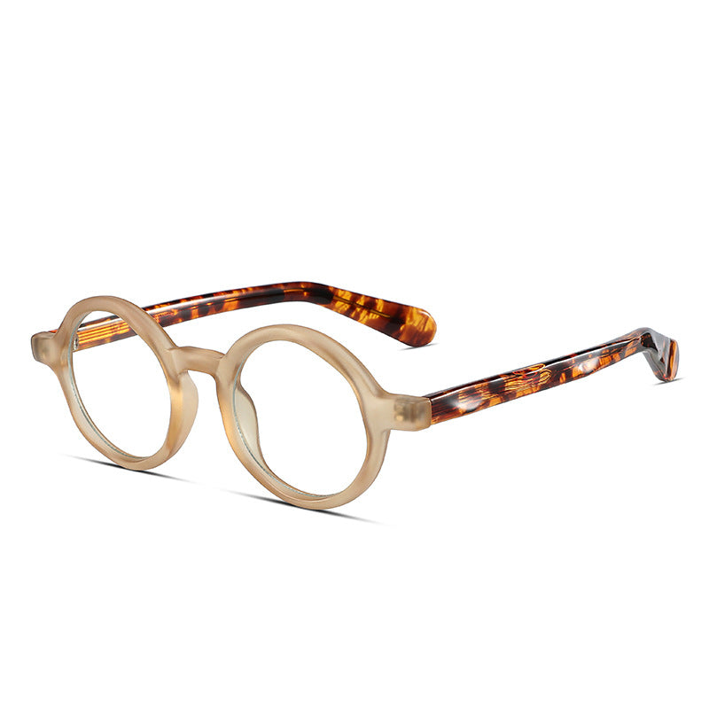 The Index Sienna | Blue Light Optical Frames | TR90 Round Brown Eyeglasses