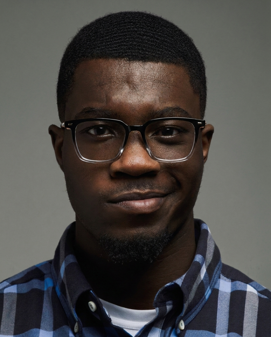 The Intellectual Don: Titanium Geometric Nerd-Style Eyeglasses