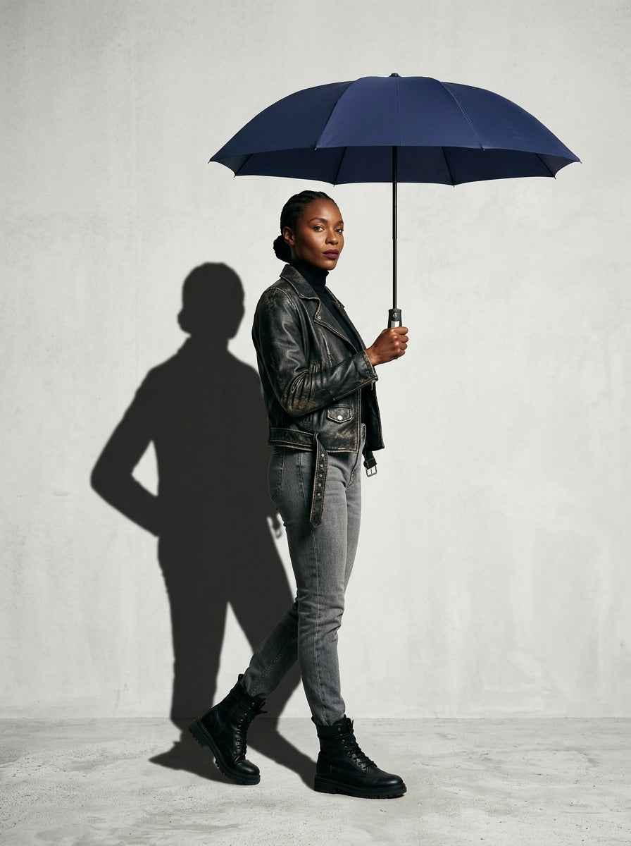 The Keep - Blue | 10-Rib Automatic Compact Travel Umbrella
