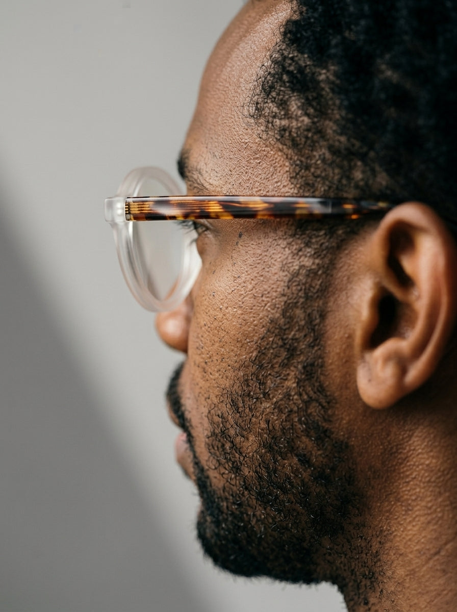 The Index Sand | Blue Light Optical Frames | TR90 Round Eyeglasses