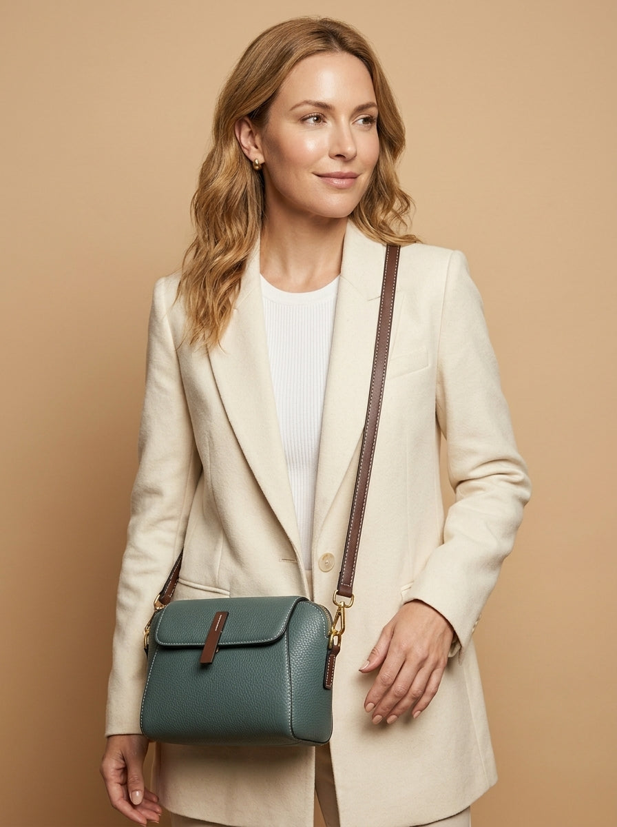 The Dispatch -  Forest Green Crossbody Bag Small Shoulder Purse