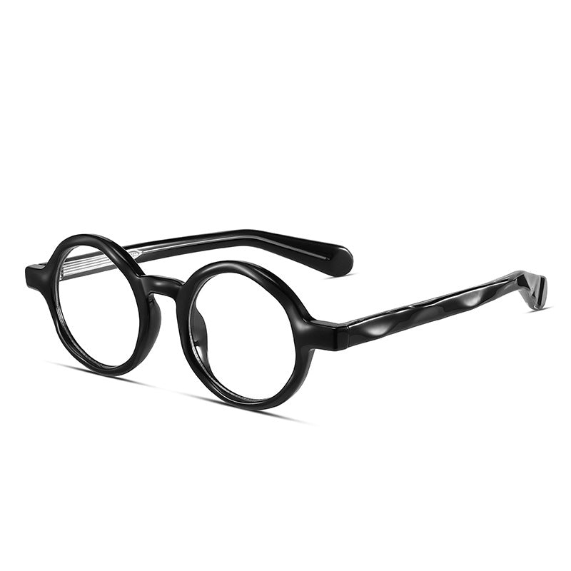 The Index Black | Blue Light Optical Frames | TR90 Round Eyeglasses