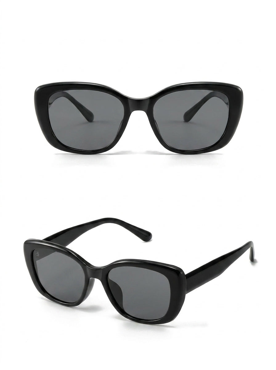 Marie Kiro: The Velvet Provocateur  Retro Cat-Eye Polarized Sunglasses for Women, UV400 Protection