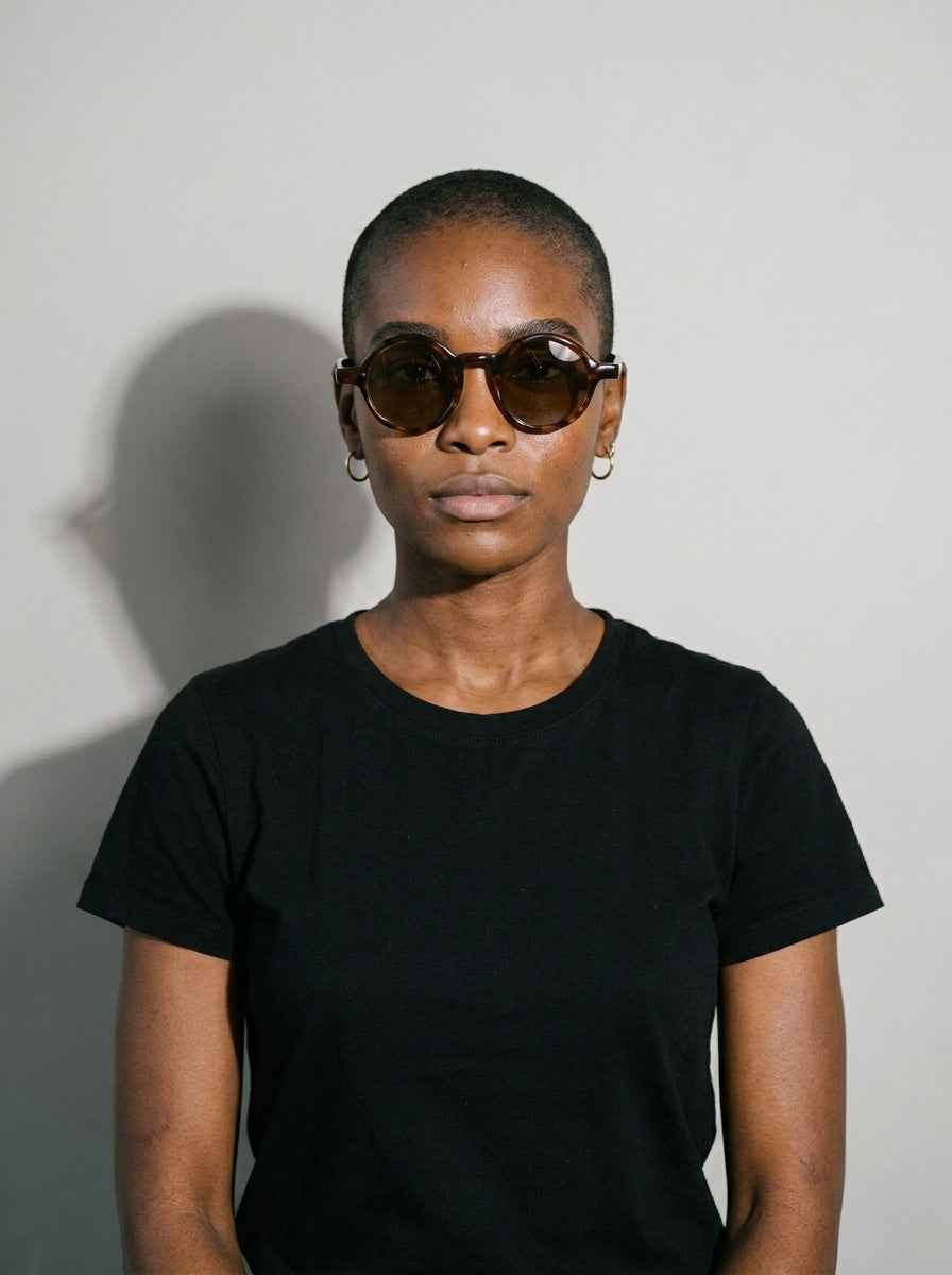 The Index Polarized Havana | Round Sunglasses | UV400 TAC Polarized Brown Lenses