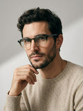 The Archivist Verde | Blue Light Optical Frames | TR90 Retro Gradient Green Square Eyeglasses