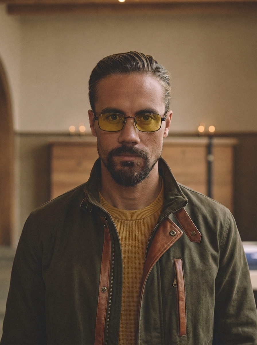 Retro Square Sunglasses for Men - Polarized Metal Pilot Shades, RX/prescription ready