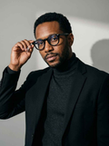 The Archivist Black | Blue Light Optical Frames | TR90 Retro Square Eyeglasses