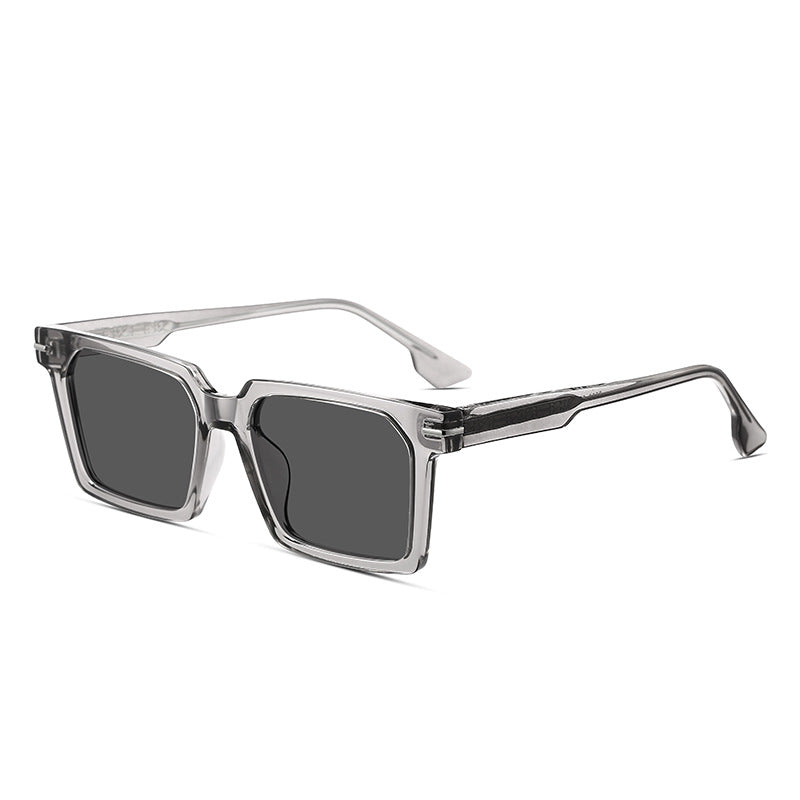 The Facade | Polarized Gray | Square Sunglasses | UV400 TAC Polarized Gray Lenses