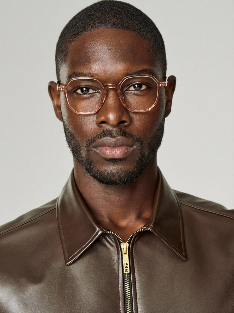 Geometric Blue Light Blocking Glasses - Ultra-Lightweight Retro Acetate-Style Frames