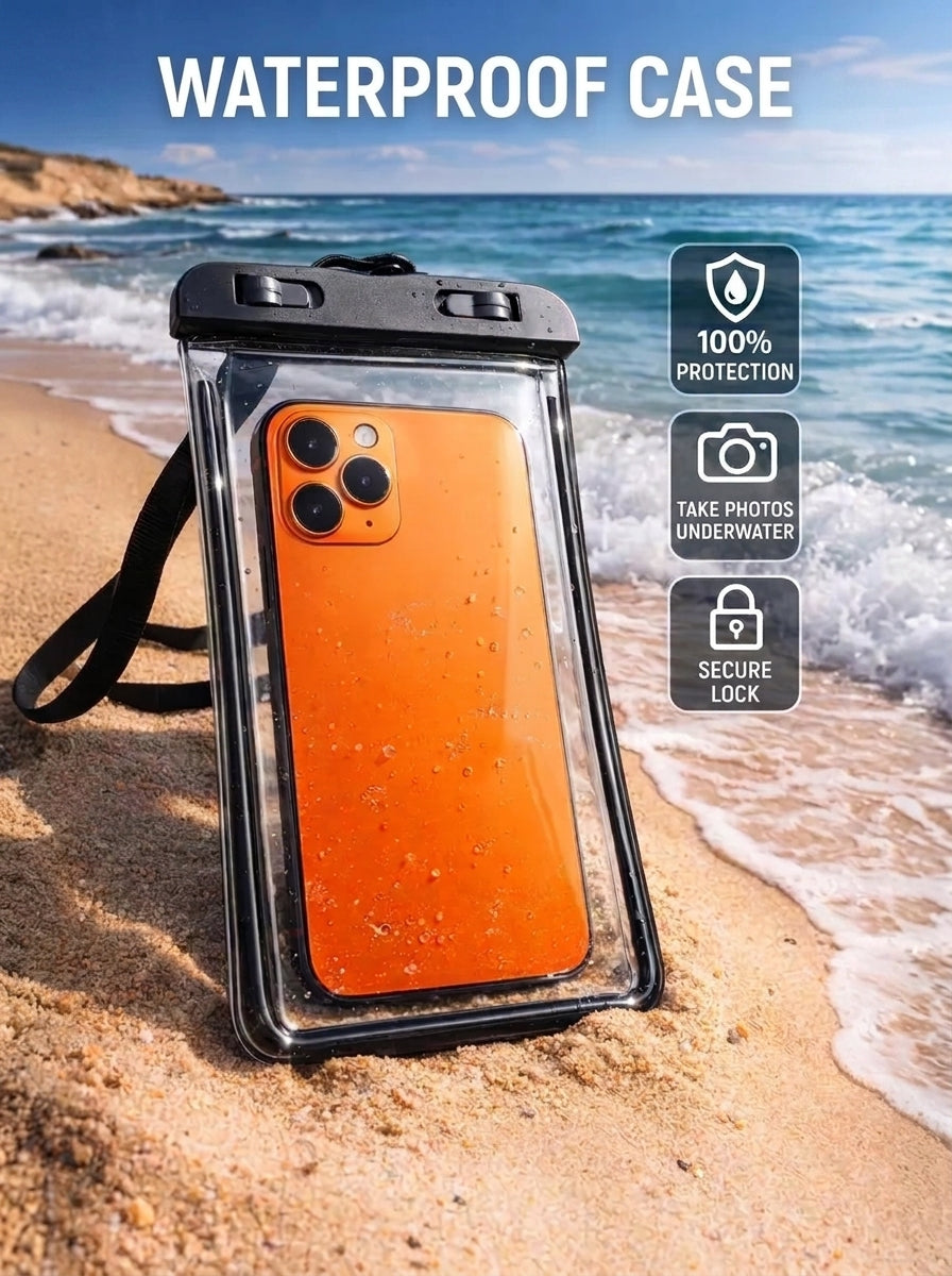 The Plot Armor  Waterproof Phone Pouch