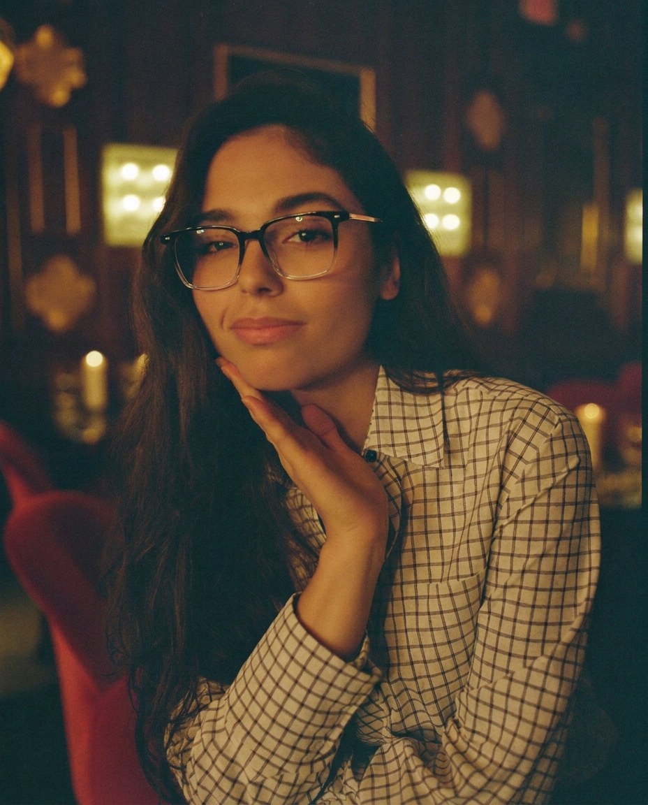 The Intellectual Don: Titanium Geometric Nerd-Style Eyeglasses