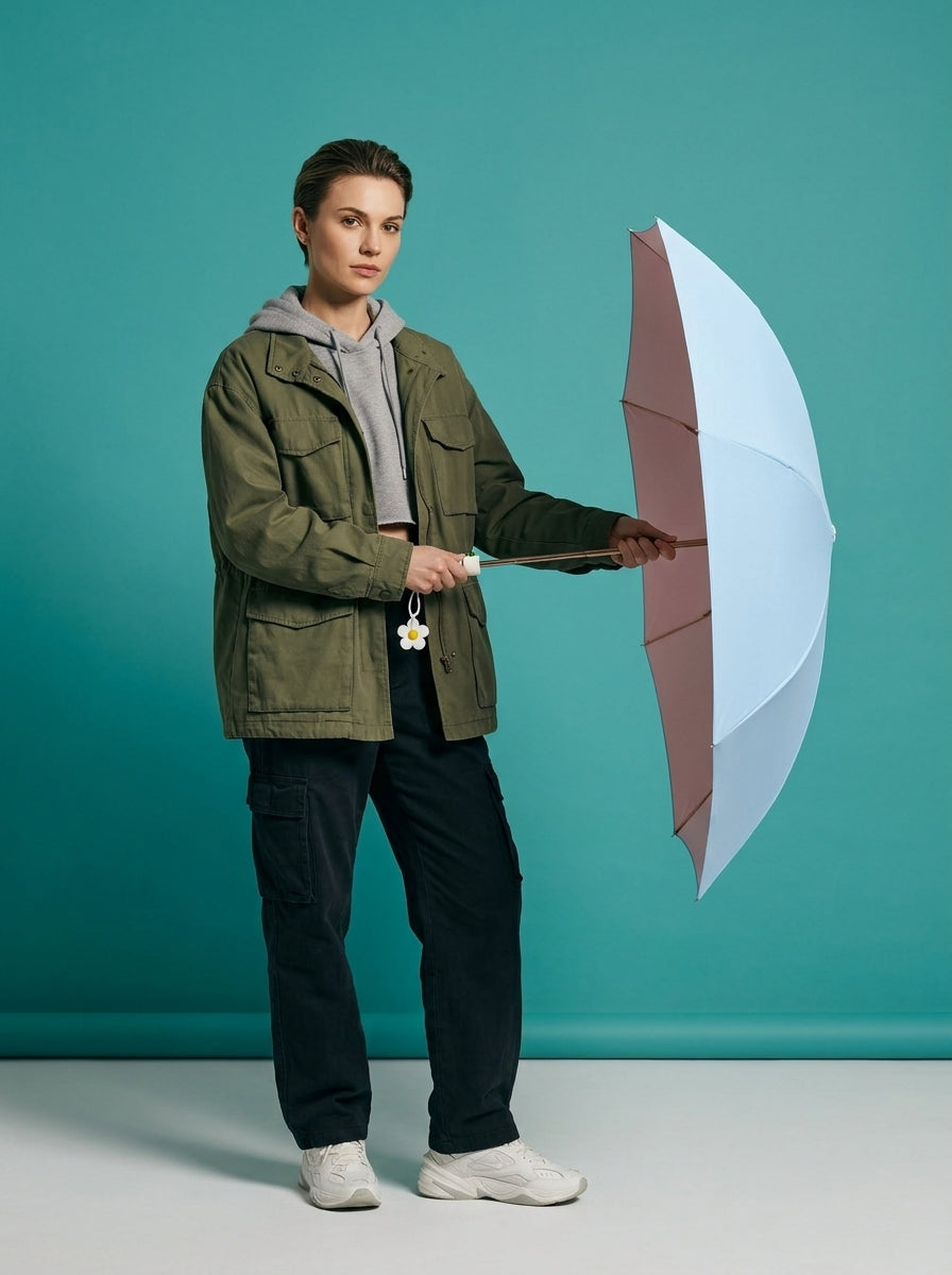 The Pocket Arc  Ultra-Compact UPF 50+ Sun & Rain Umbrella | Blue